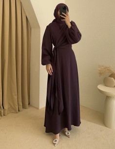 307 mola elbise - Mor 2