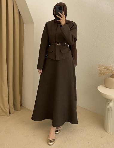 3197 luis takım - kahverengi