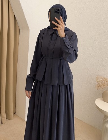 1103Y  ranet pileli takım - lacivert