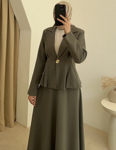 2981 ceket takım - yeşil