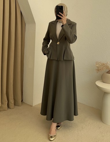 2981 ceket takım - yeşil