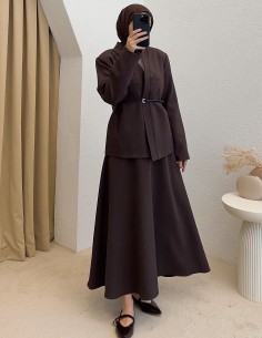 hy26121 deri kemerli takım...