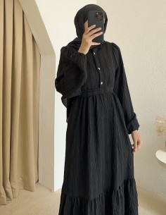 198 zara elbise - siyah 2