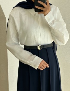 D31017 gömlek - ekru