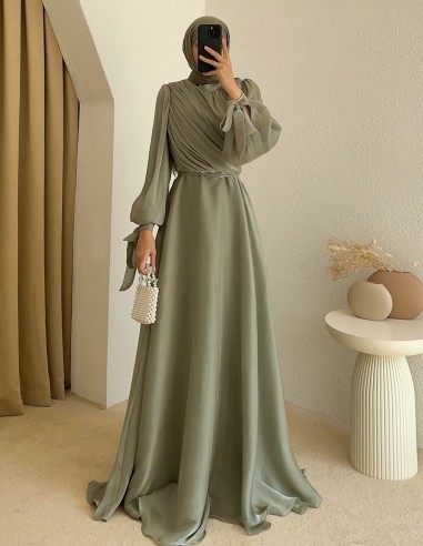 3023 hümay abiye - Yeşil