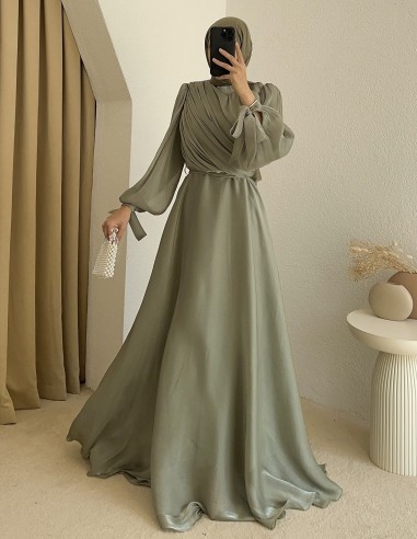 3023 hümay abiye - Yeşil