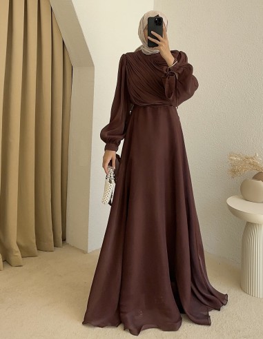3023 hümay abiye - bordo