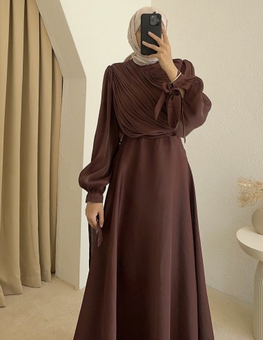 3023 hümay abiye - bordo