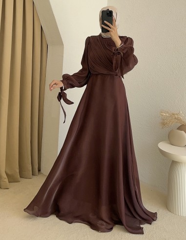 3023 hümay abiye - bordo