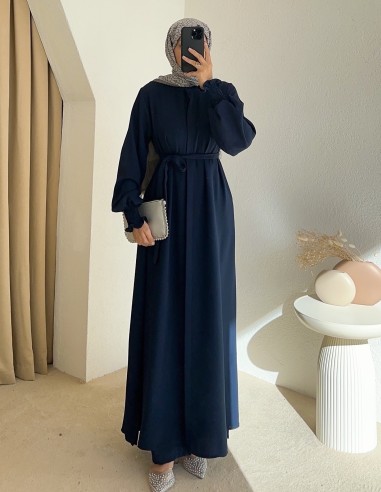 552 abaya takım - lacivert