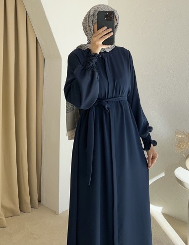 552 abaya takım - lacivert