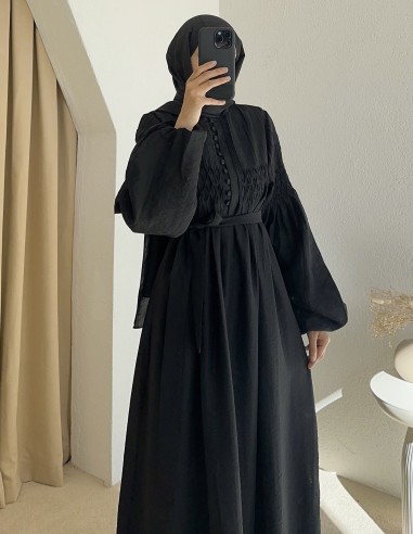157 asel elbise -Siyah