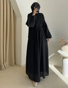 157 asel elbise -Siyah
