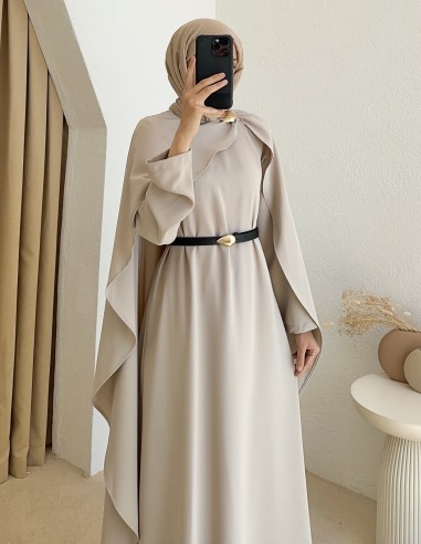 1145 elira elbise - bej