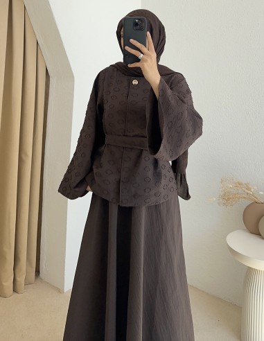 3180 luvia takım - Kahverengi