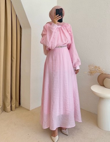 3207 etekli takım - Pembe
