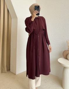 5026 tunik - mürdüm