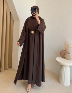 537 kemerli ikili abaya -...