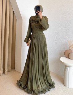 4843 defne abiye - yeşil