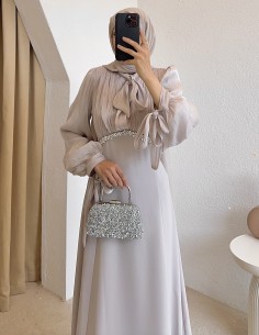 4895 almila abiye - bej 2
