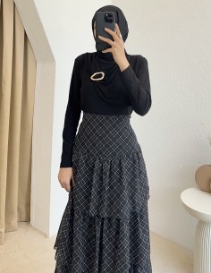 5323 bluz tokalı etek takım... 2