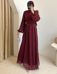 4619 abiye - bordo