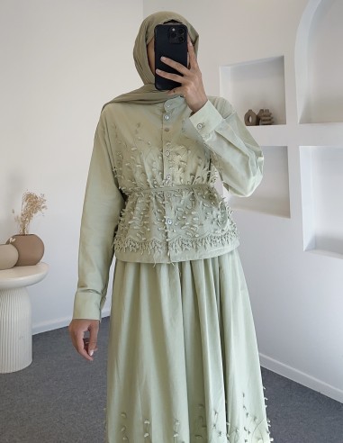 7249 kuğu takım -Yeşil