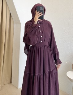 7544 lara elbise - mürdüm 2