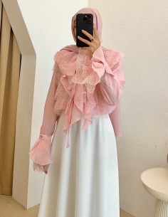 5306 fisto gömlek -Pembe