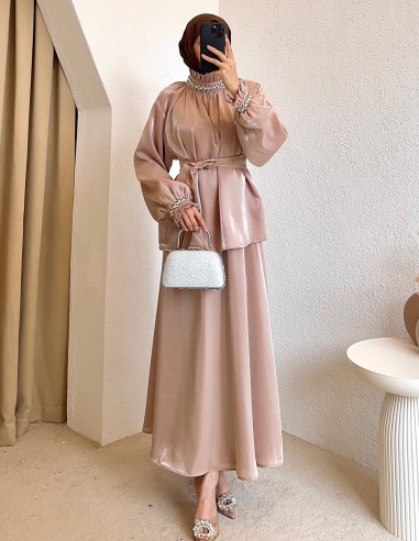 1072 rose ışıltılı takım - Camel