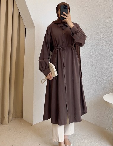 22053  modqal tunik - Kahverengi
