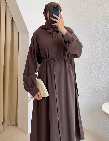 22053  modqal tunik - Kahverengi