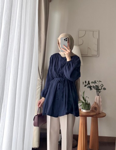 61309 eva tunik - lacivert