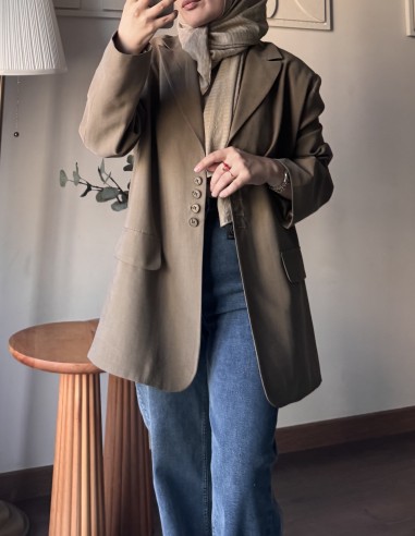 D31028 Tencel Oversize Ceket