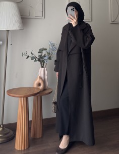7589 Oversize Trenckot acı...