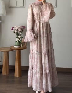 1659 miamore elbise - pembe 2