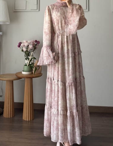 1659 miamore elbise - pembe