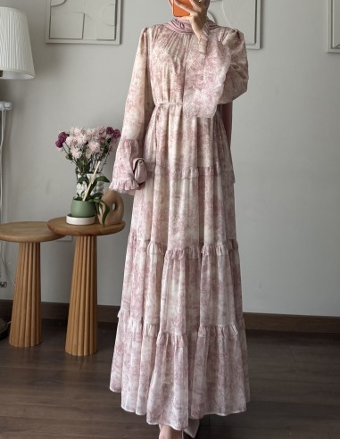 1659 miamore elbise - pembe