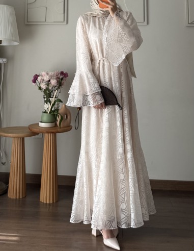 1653 lina elbise - taş