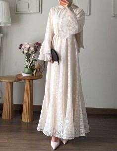 1653 lina elbise - taş 2
