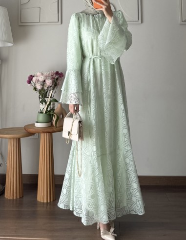1653 lina elbise - mint